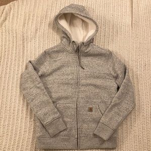 Carhartt fleece zip up sweatshirt